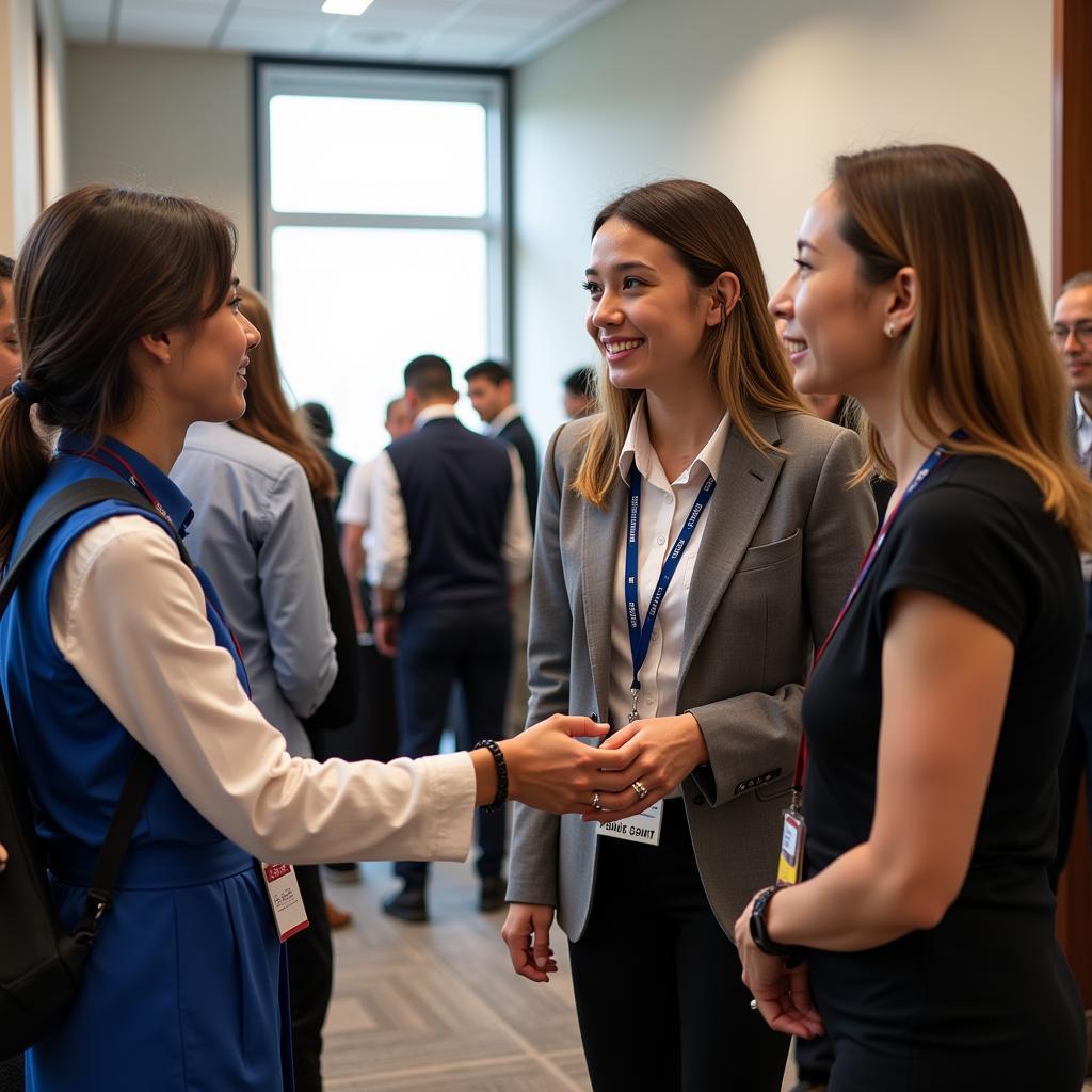 Participants networking at the 11th ASEAN Skills Competition