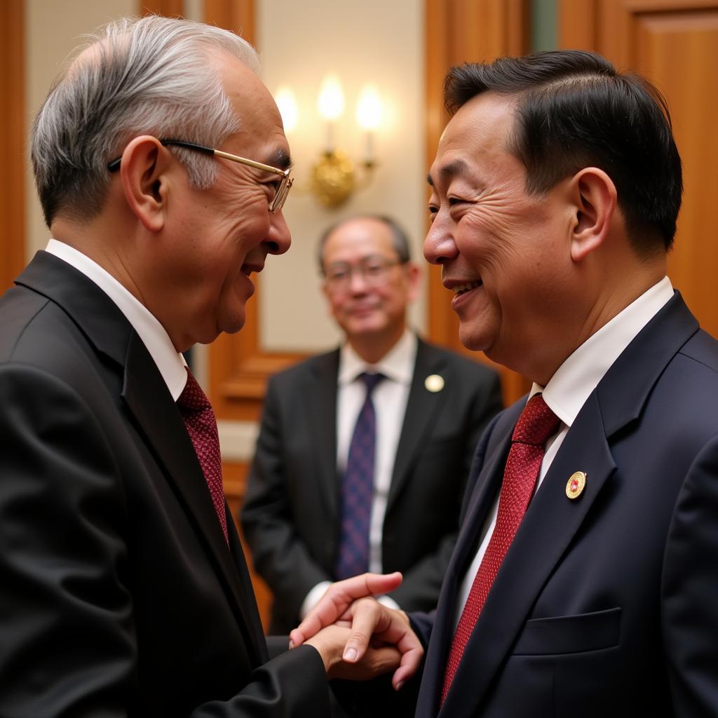 Bilateral meeting between ASEAN leaders during the 15th ASEAN Summit