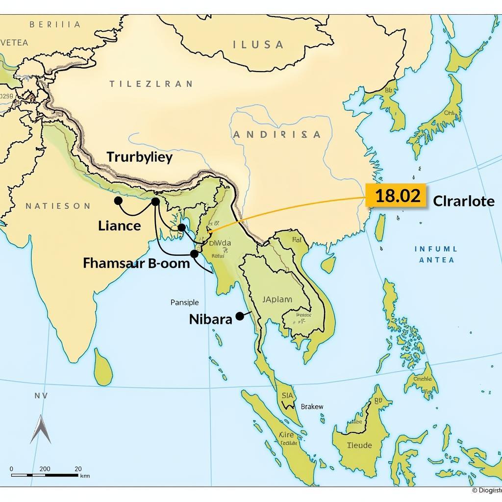 Map of the Affected Region