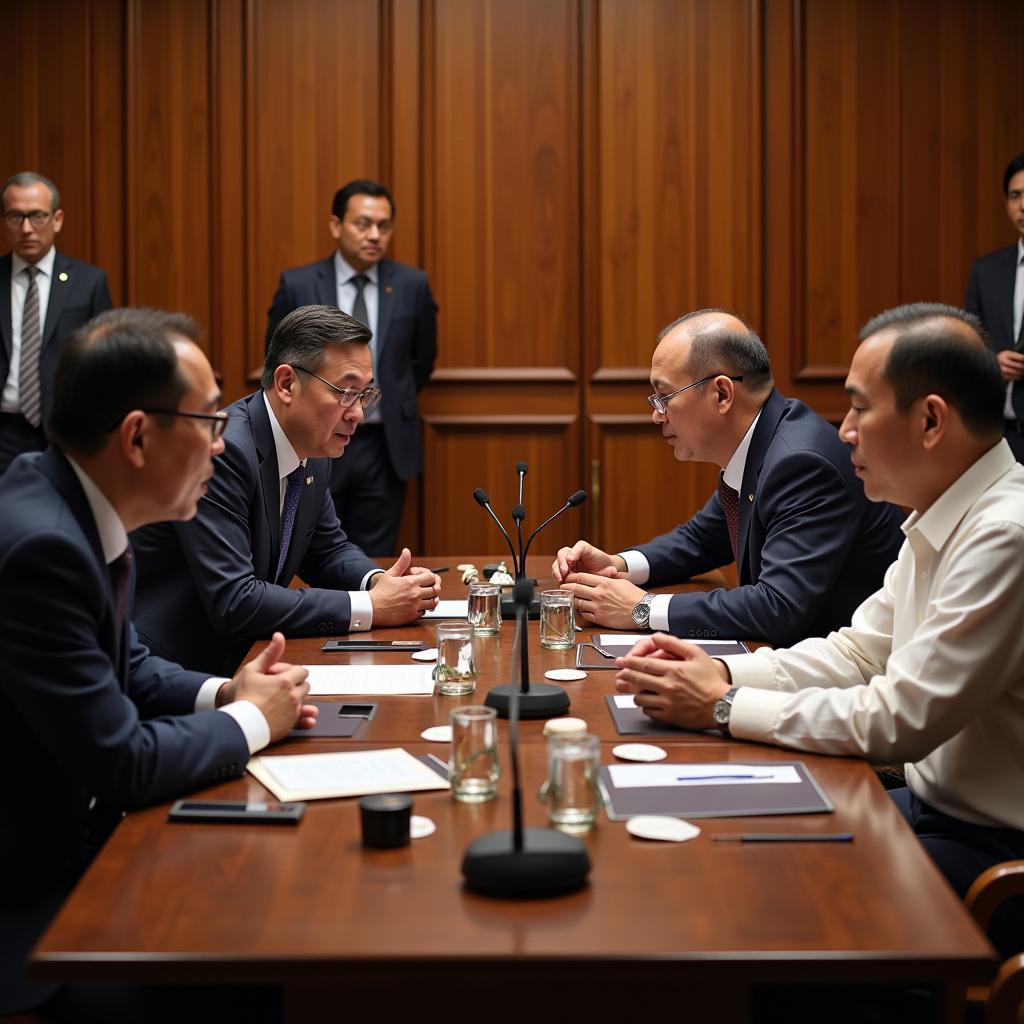 Image of ASEAN Leaders Engaging in Dialogue