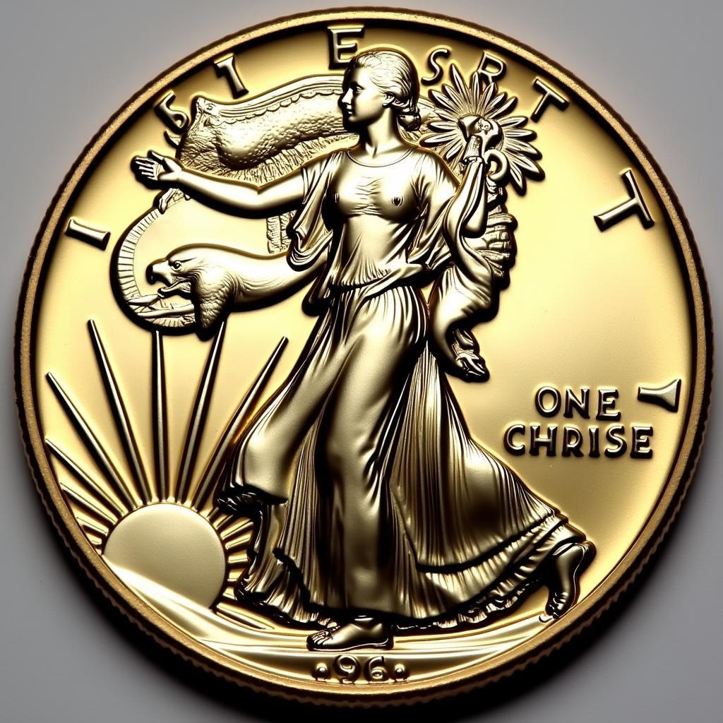 1986 American Silver Eagle Coin Design Details