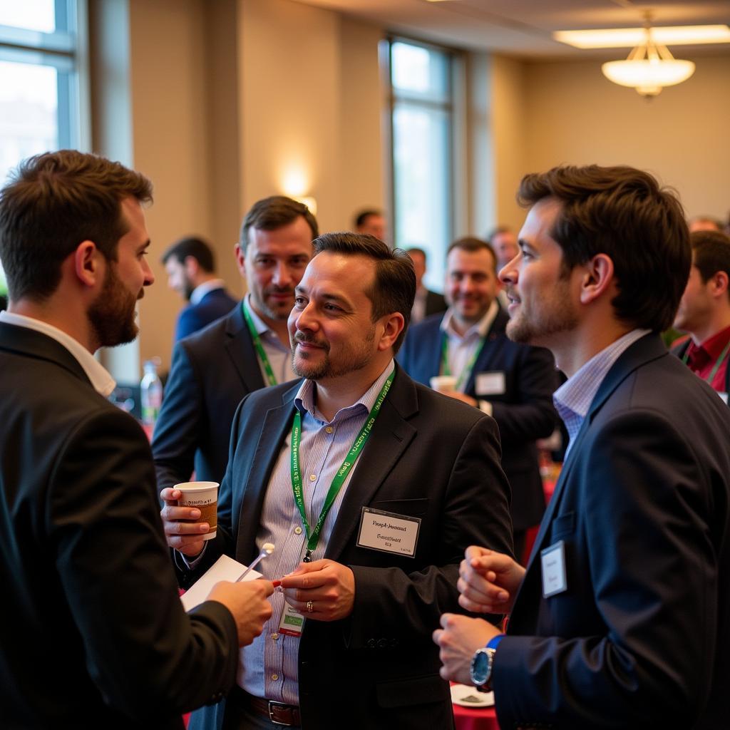 Attendees networking at the 2012 ASEE Annual Conference & Exposition