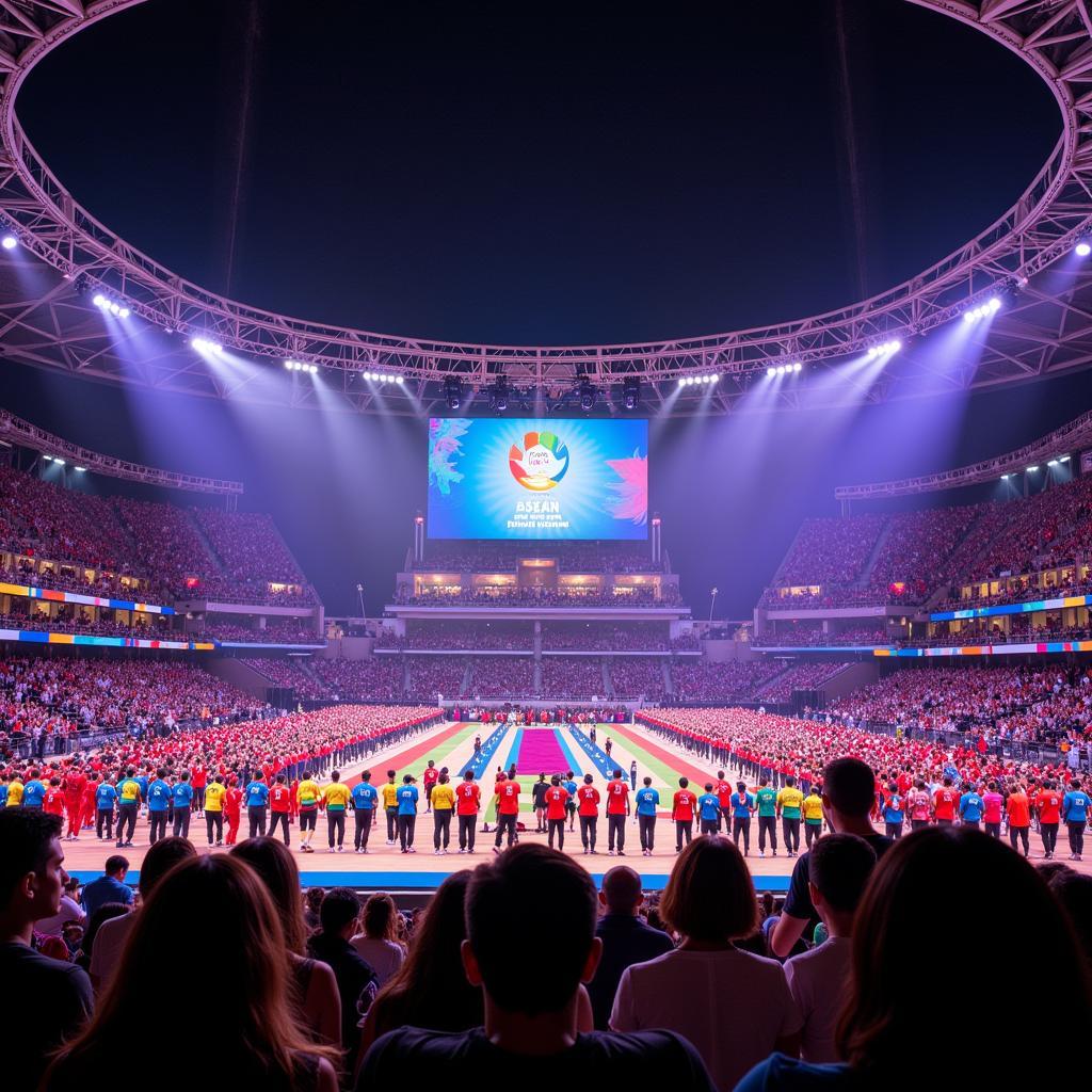 Athletes Parade at the Opening Ceremony