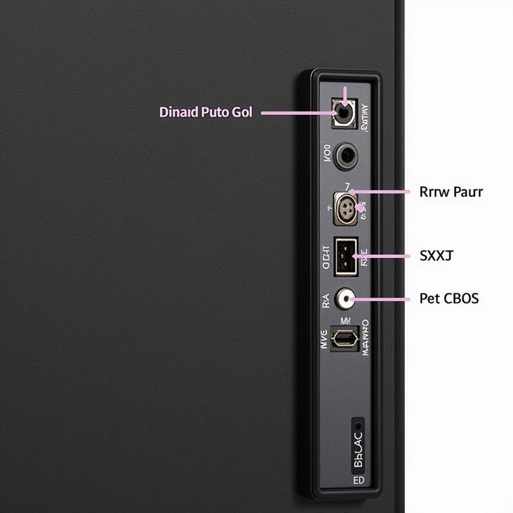 Connectivity and features of 77-inch OLED ASED-18948