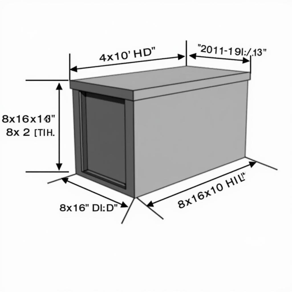 ASE 8x16x16 Steel Pull Box Dimensions