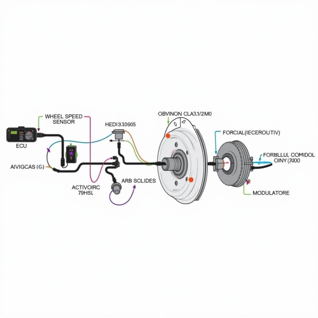 Diagram of A5 Brake System Components