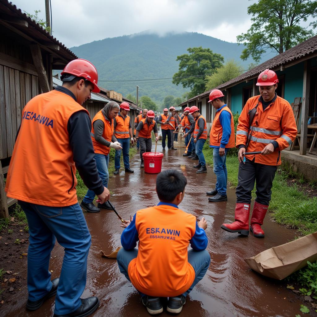 ASEAN Disaster Response Team in Action