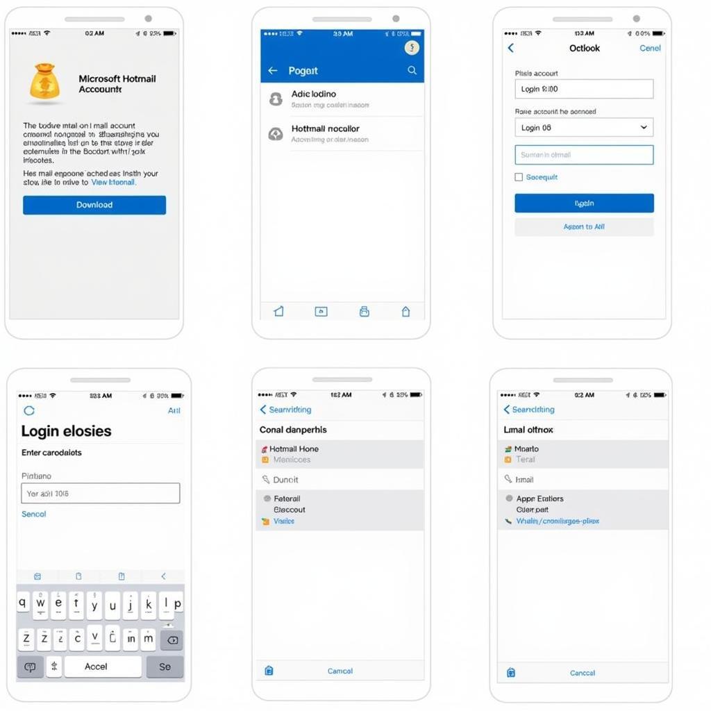 Accessing Hotmail on a Smartphone