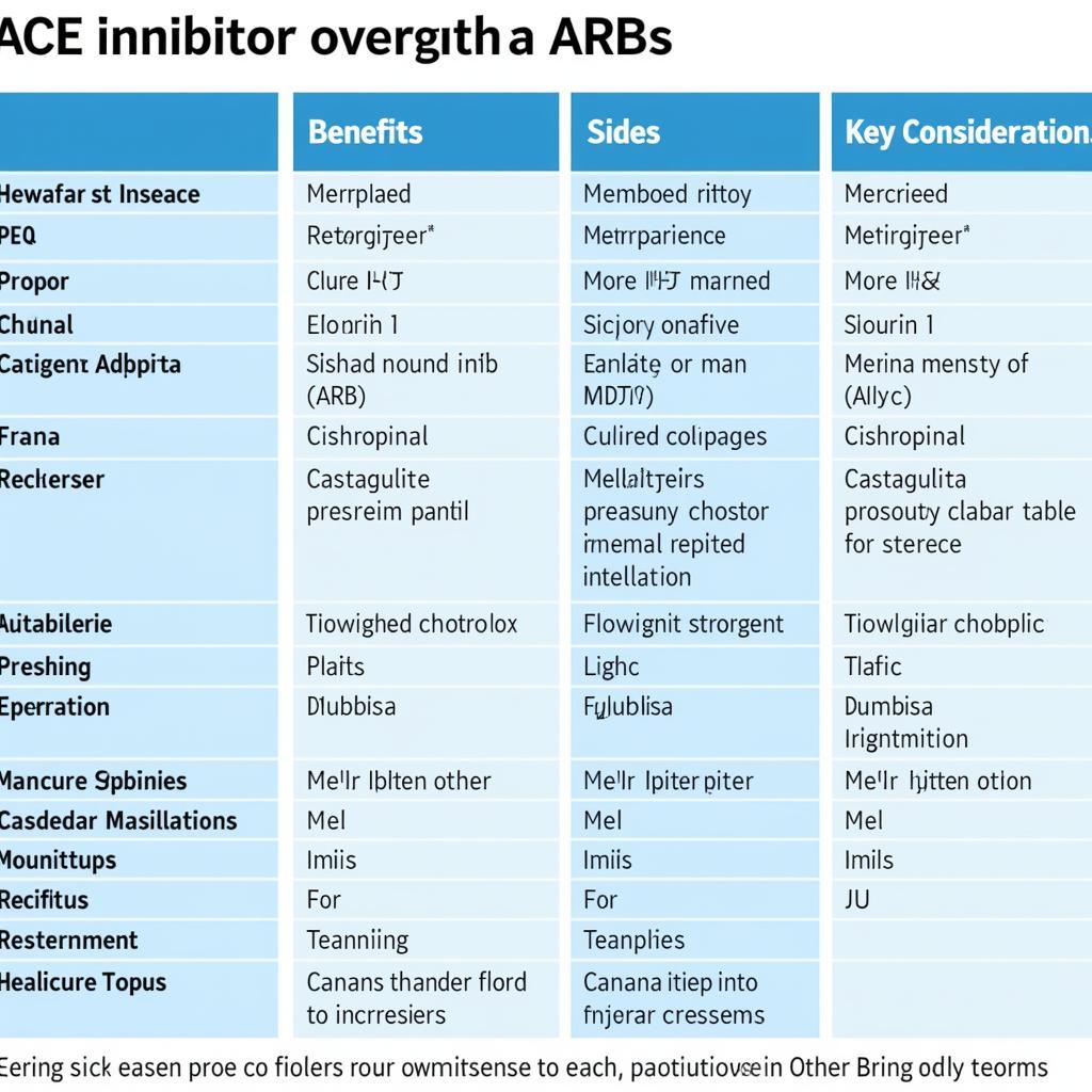 ACE Inhibitors vs. ARBs Comparison