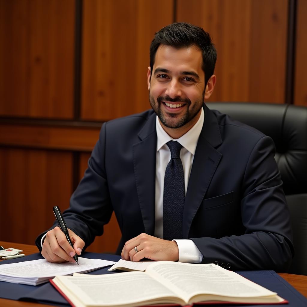 Adam Mohammadbhoy in Courtroom