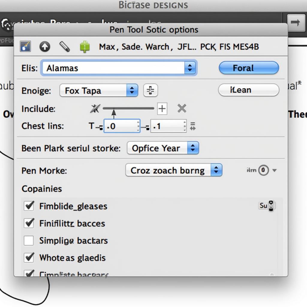 Adobe Illustrator CS5 Pen Tool Interface