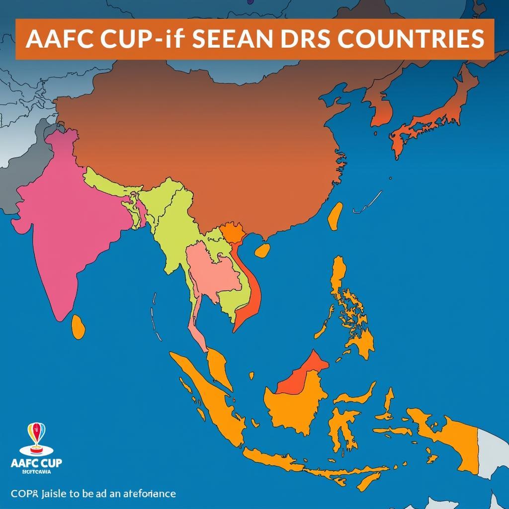 AFC Cup ASEAN Zone Map