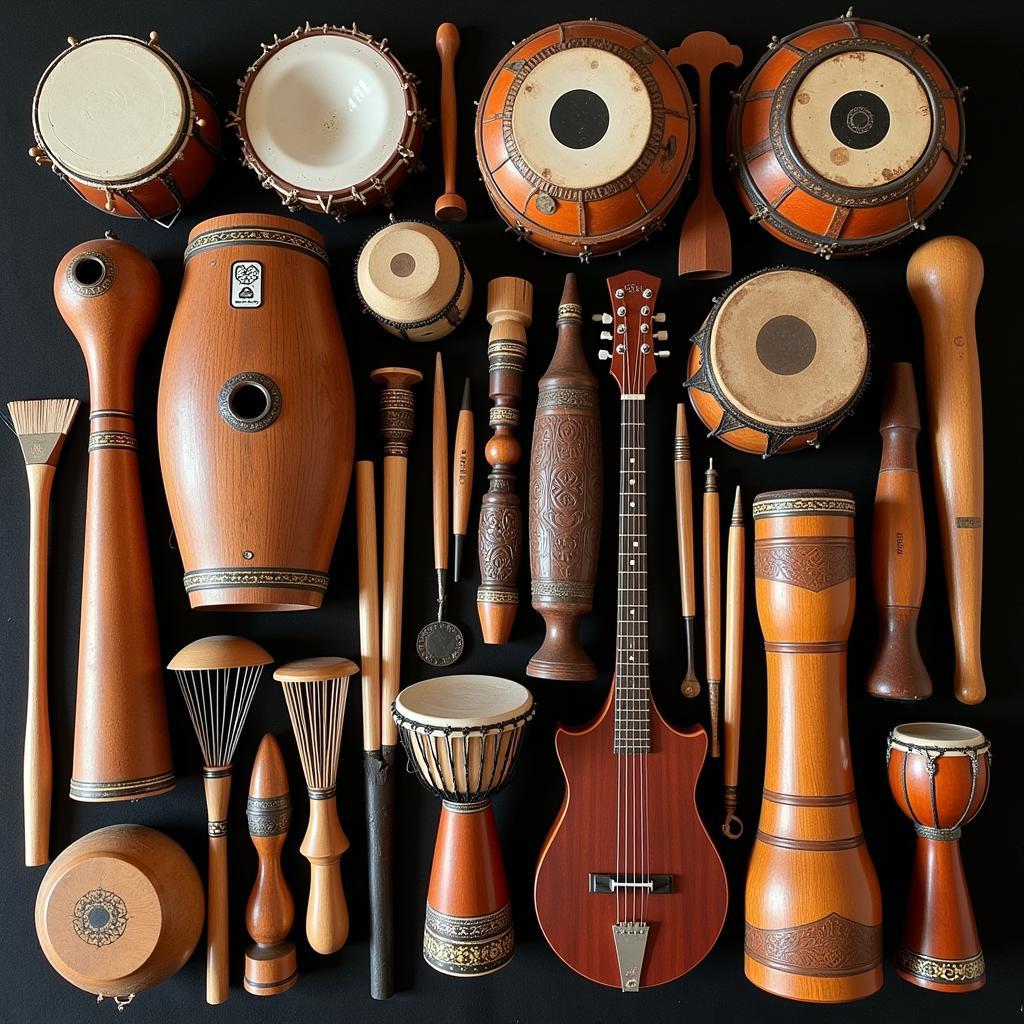 Traditional Musical Instruments from Africa and Southeast Asia