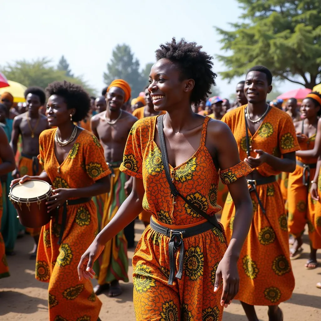 Vibrant celebration of African culture