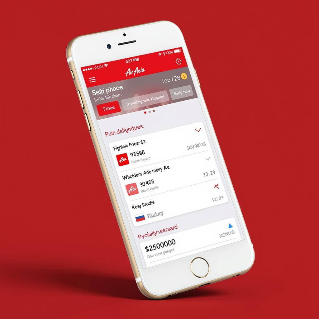 AirAsia App Booking