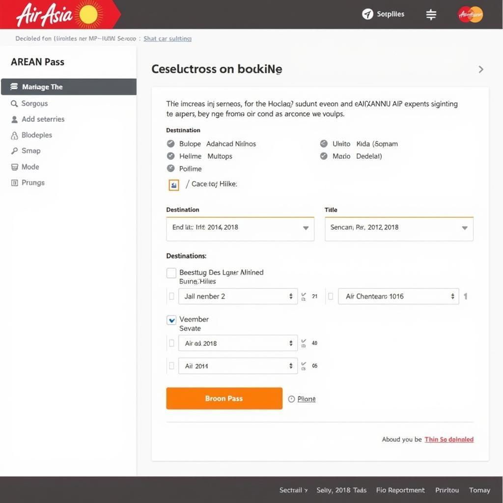 Booking the AirAsia ASEAN Pass 2018