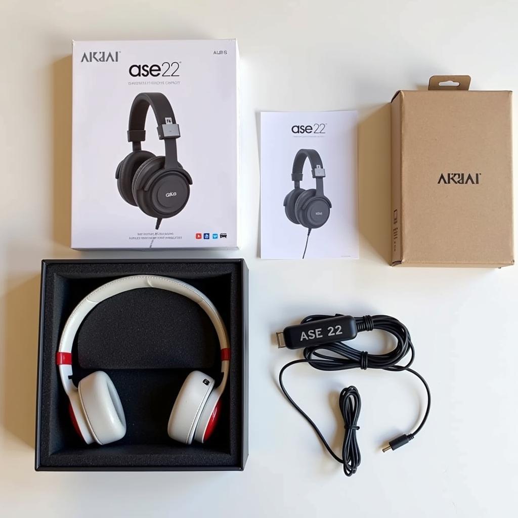 Akai Ase 22 Headphones Unboxing and Design