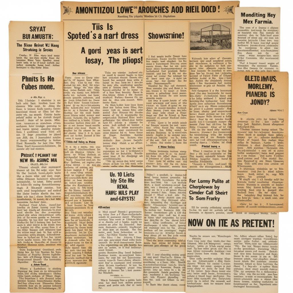 Newspaper clippings featuring Alexander Asing's writing