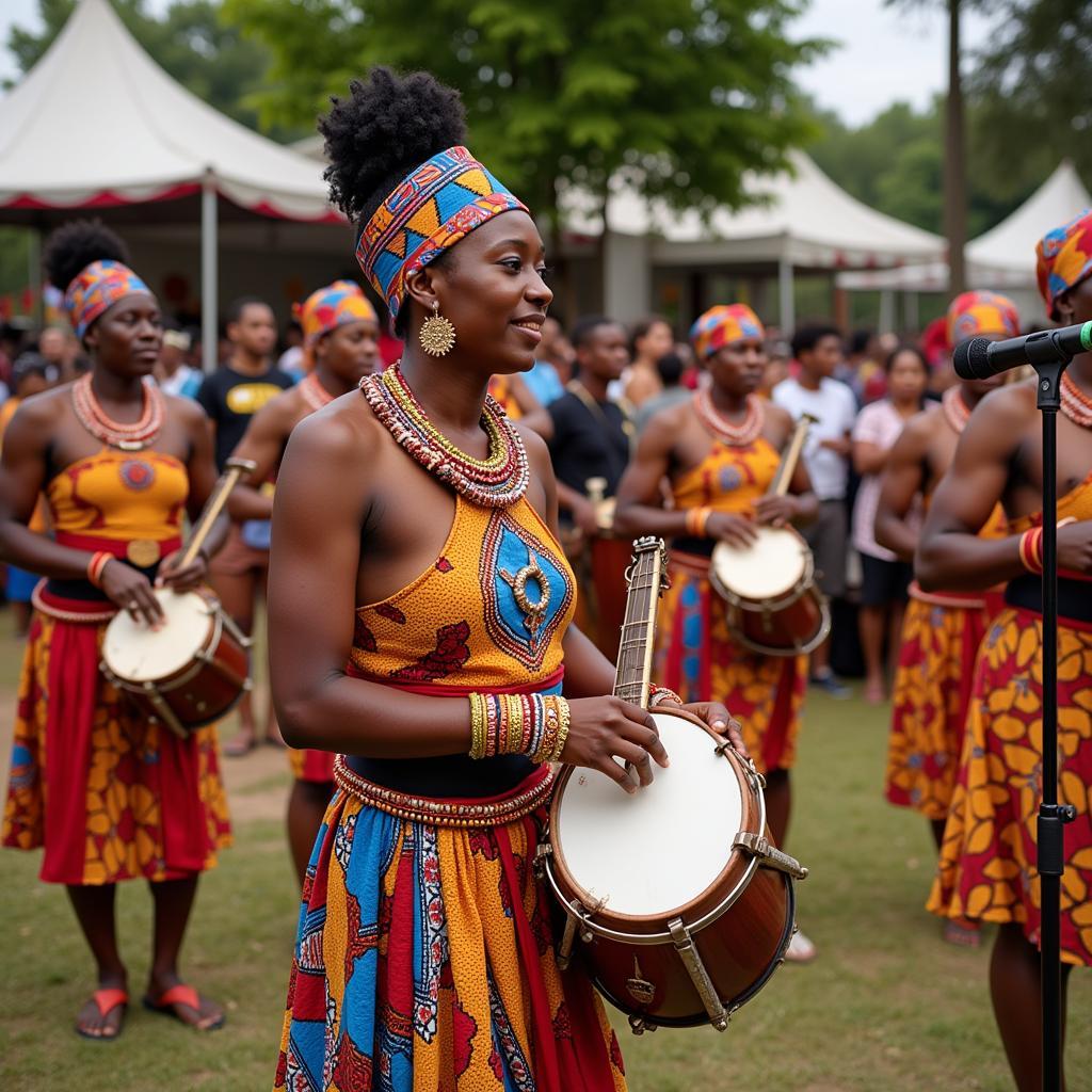 Amadodana Ase Wesile performing at a cultural event