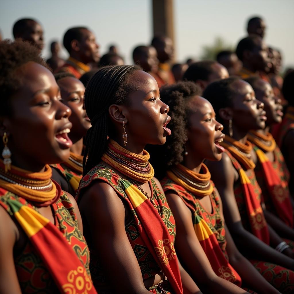 Zulu Hymn Performance