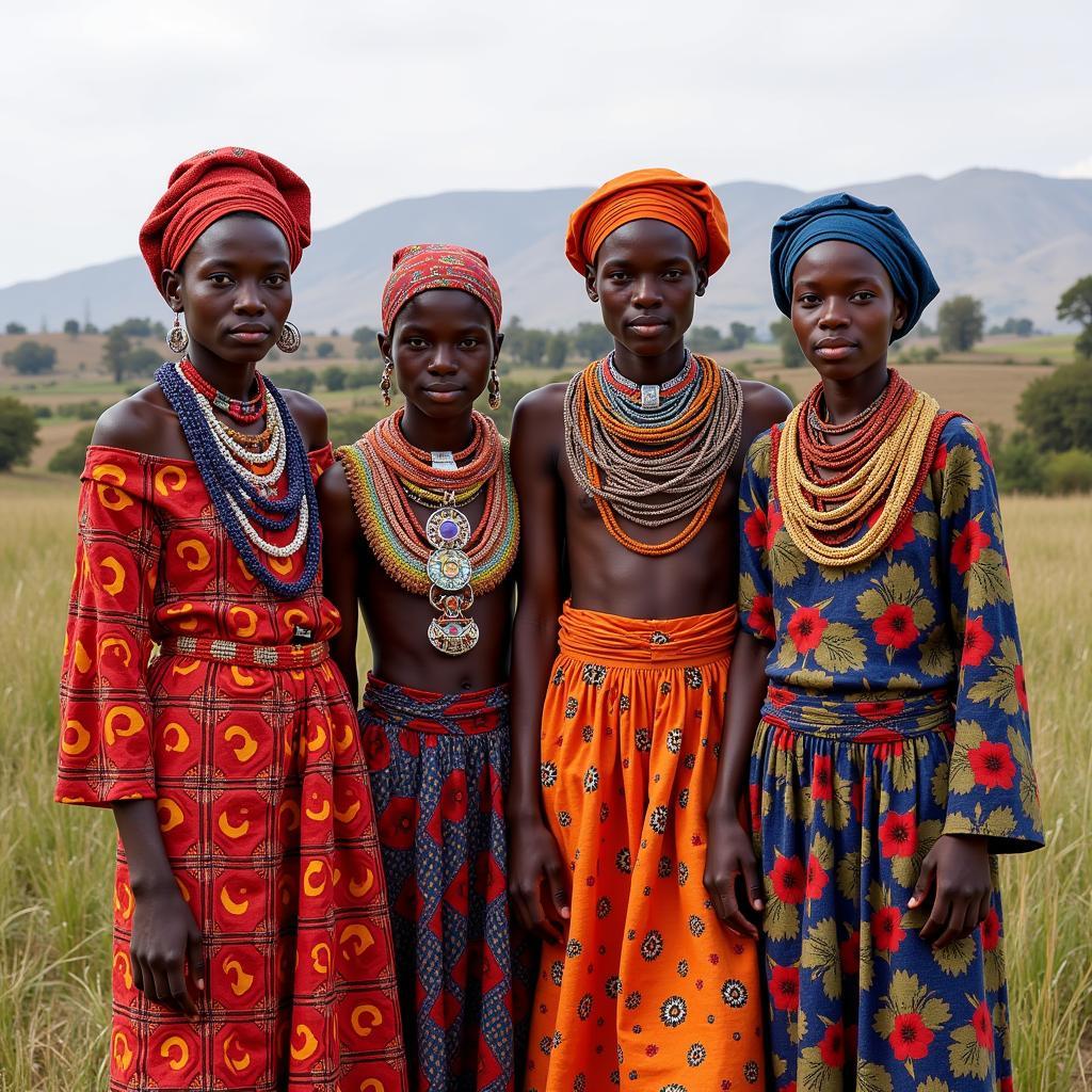 Traditional attire in Matatiele, Eastern Cape