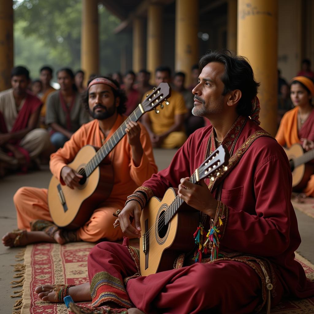 Amar Ase Jol Movie Scene with Baul Singer