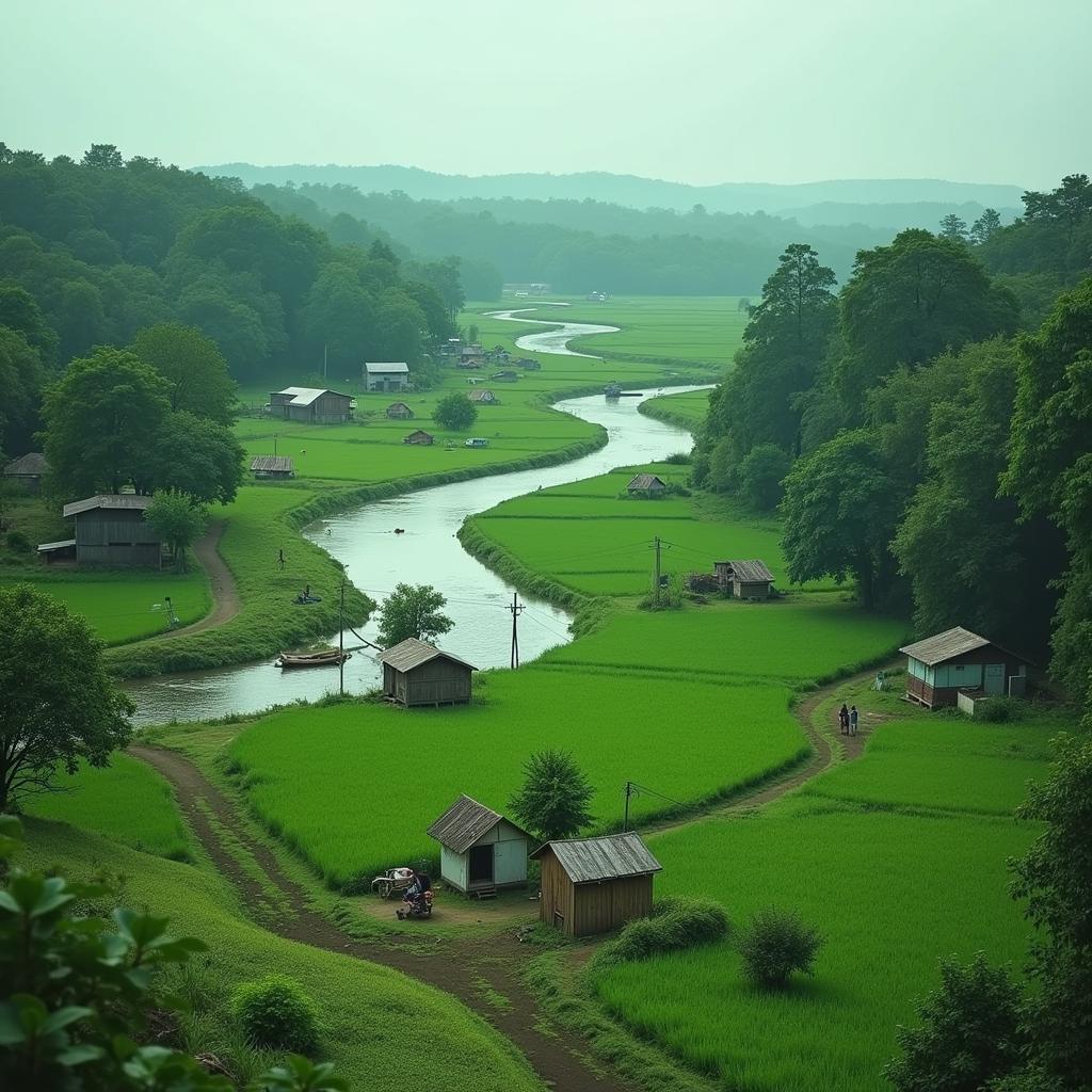 Amar Ase Jol Movie Scene Depicting Rural Bangladesh