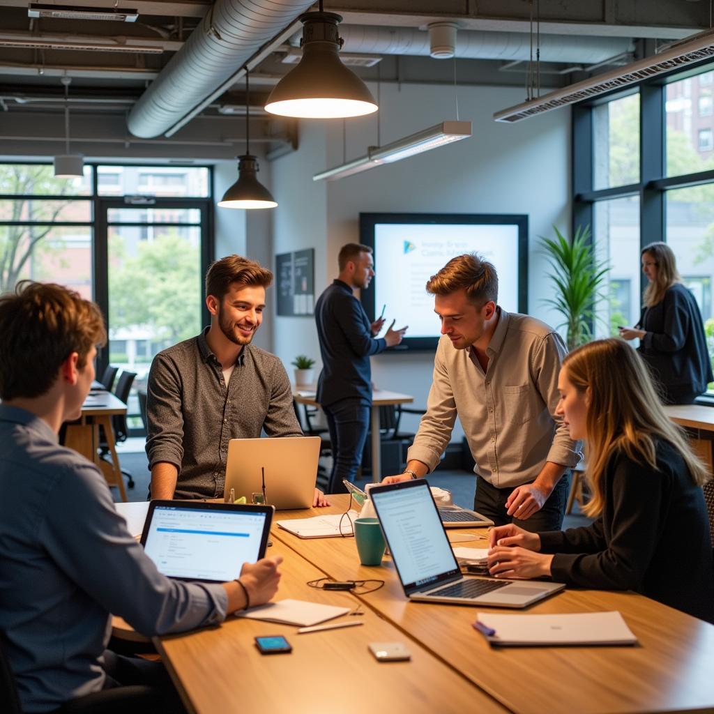 Modern Office Environment at Amazon's ASEAN Headquarters