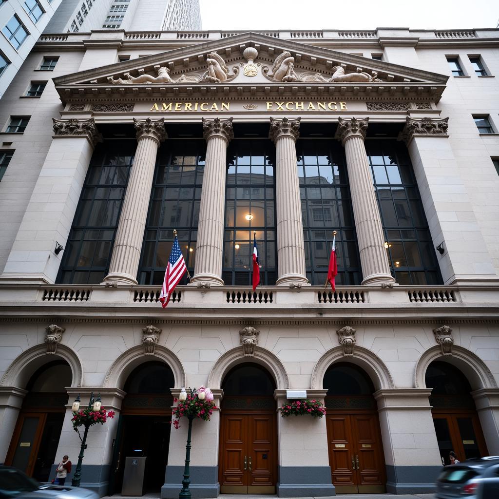 Historic View of the American Stock Exchange Building