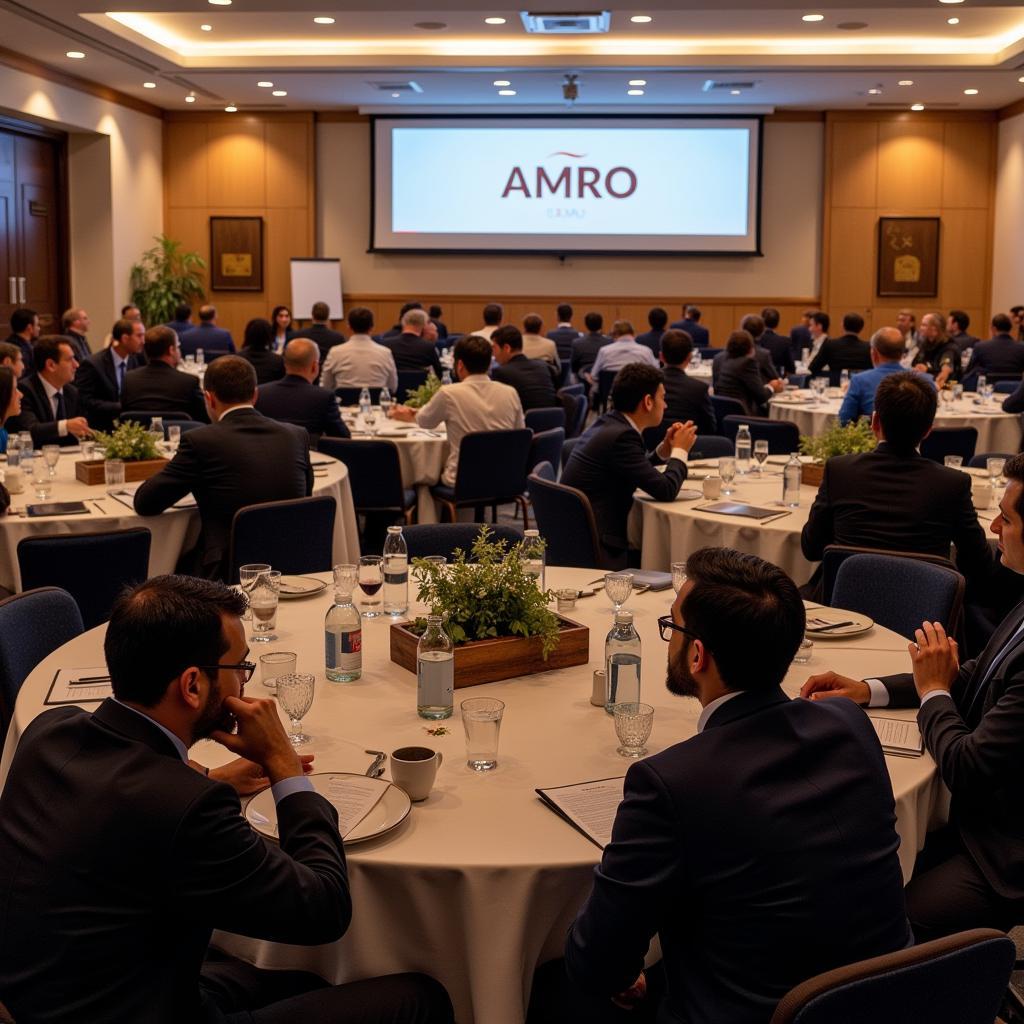 Delegates at an AMRO Annual Meeting