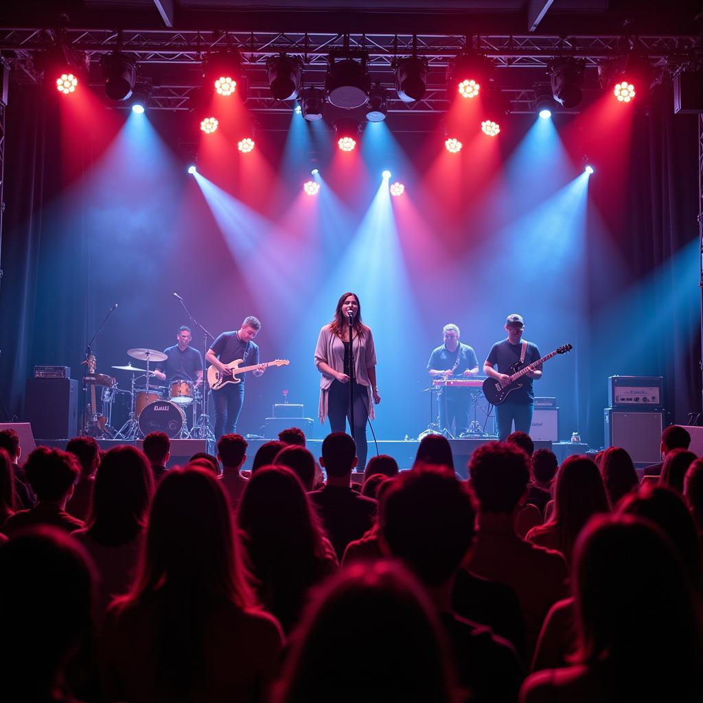 Amy Cold performing at an ASEAN Music Festival