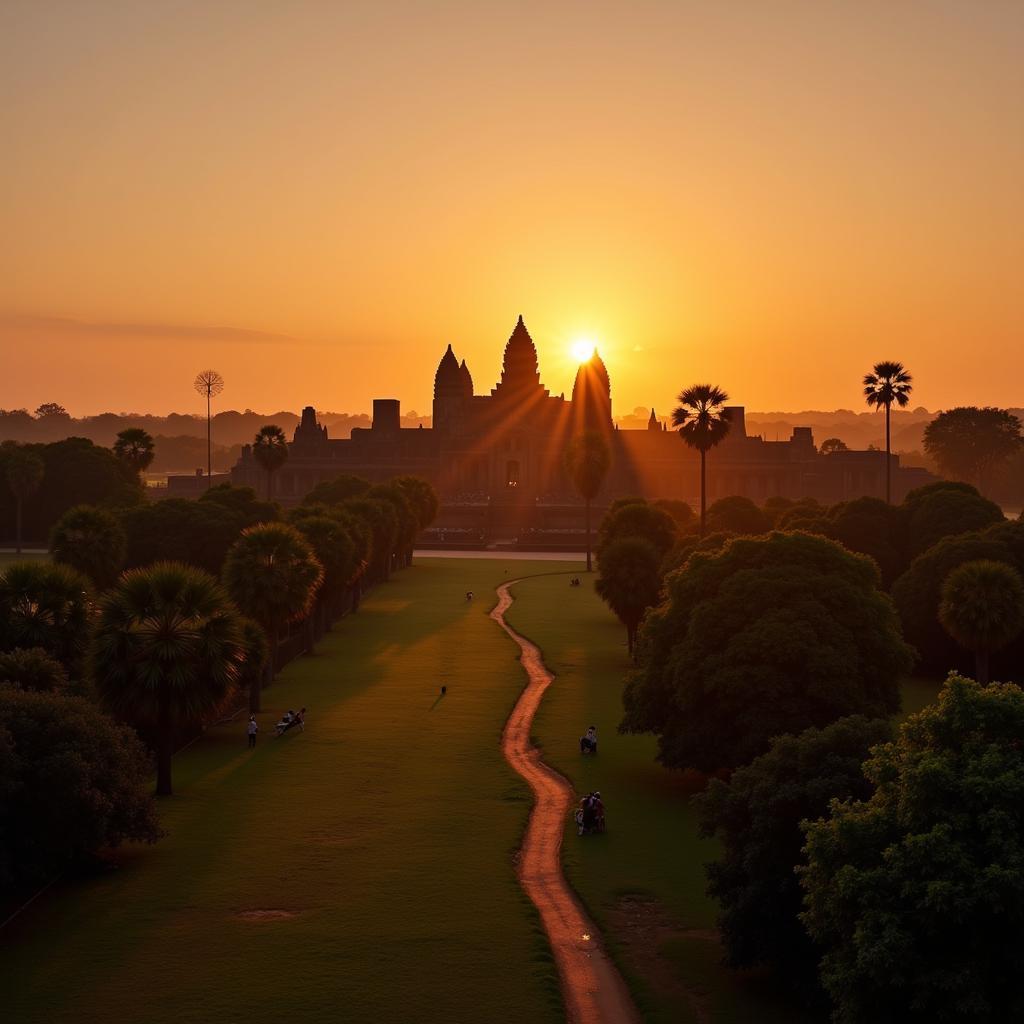 Angkor Wat at Sunrise