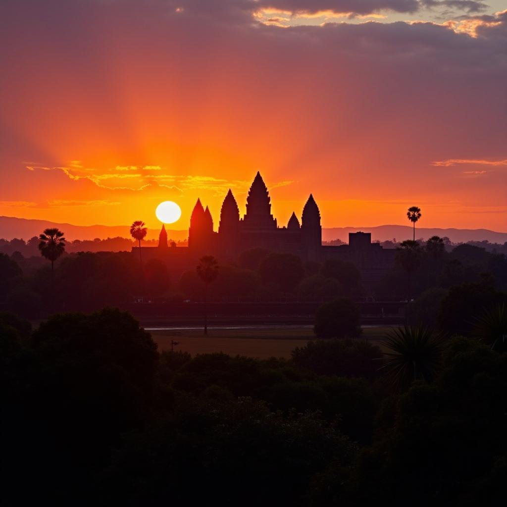 Sunrise over Angkor Wat