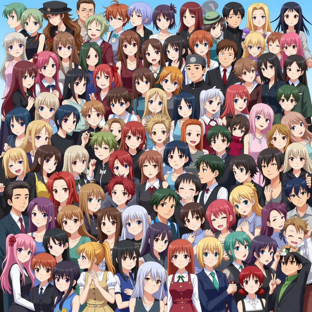 Anime Characters from Various Genres