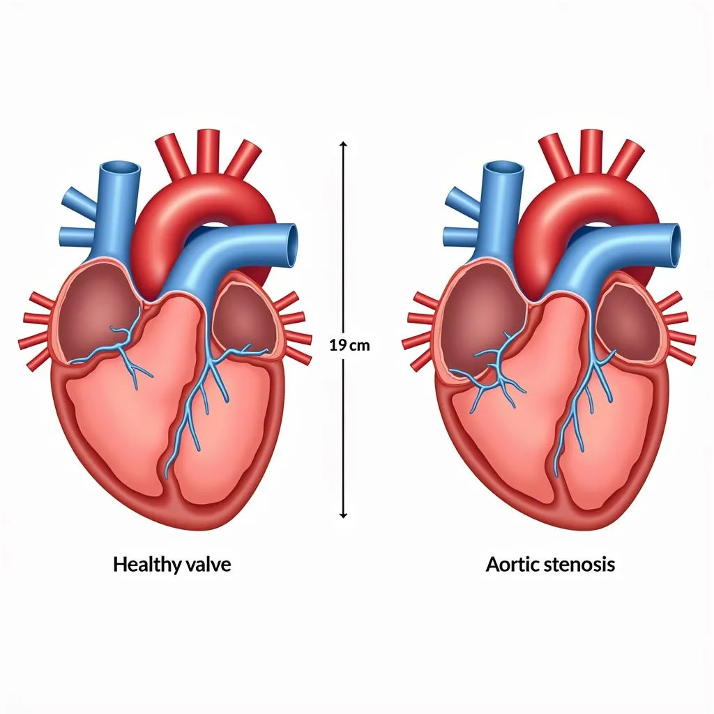 Aortic Valve Area Measurement Illustration