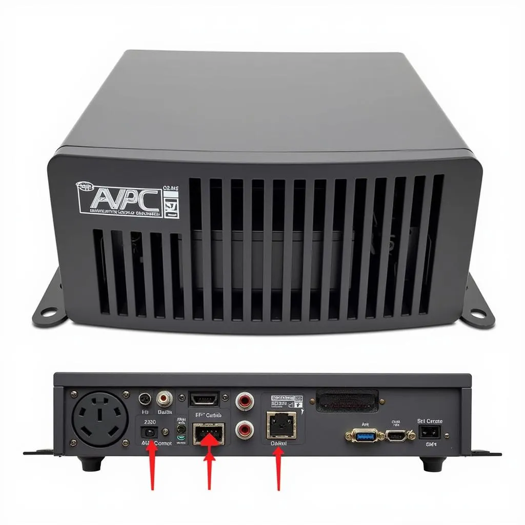 APC Back-UPS CS 650VA 230V Rear Panel