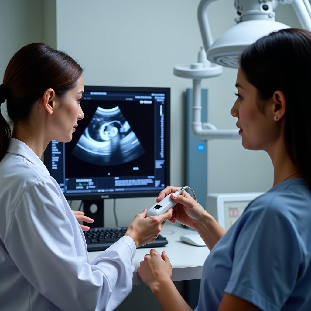 Echocardiography procedure