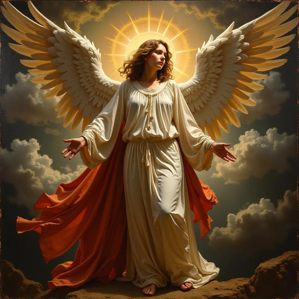 Renaissance Painting of an Archangel