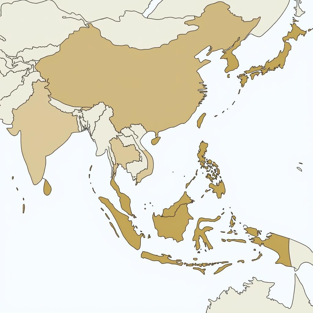 Map of ASEAN Regional Forum Members