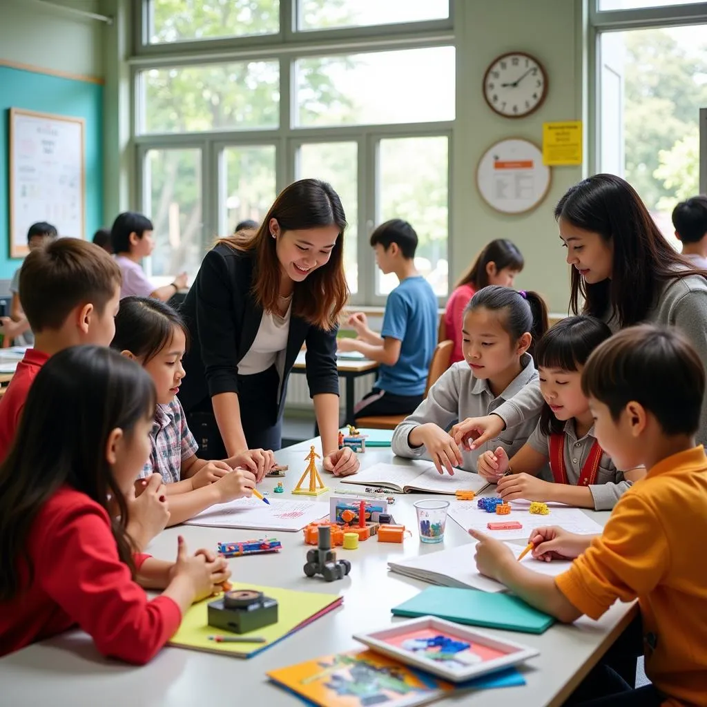 Arkki ASEAN classroom with students and teachers