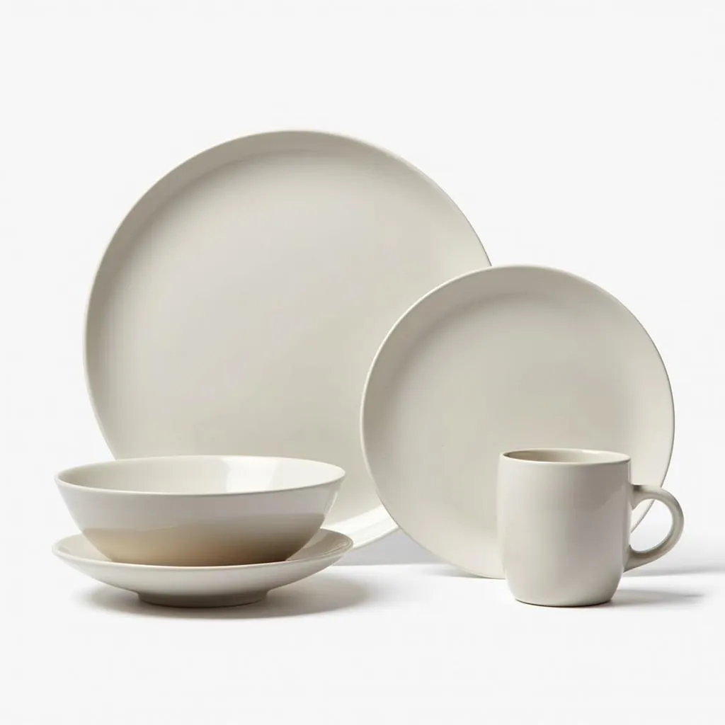 Arne Ase ceramic dinnerware, minimalist aesthetic, everyday use