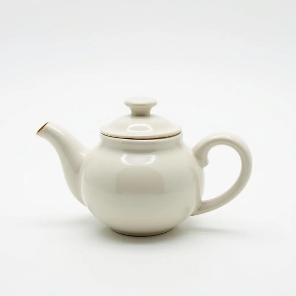 Arne Ase ceramic teapot, graceful curves, delicate handle