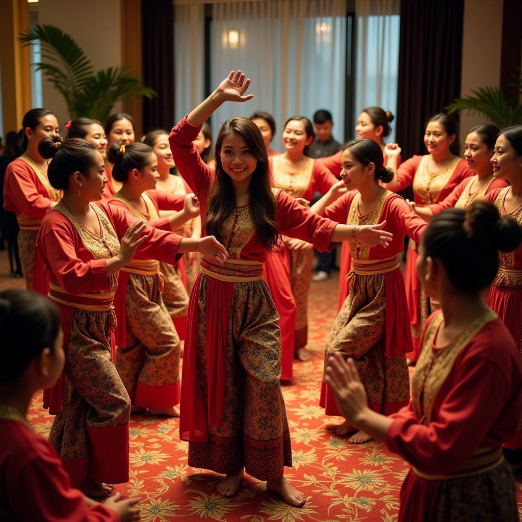 People participating in ASCC cultural exchange program