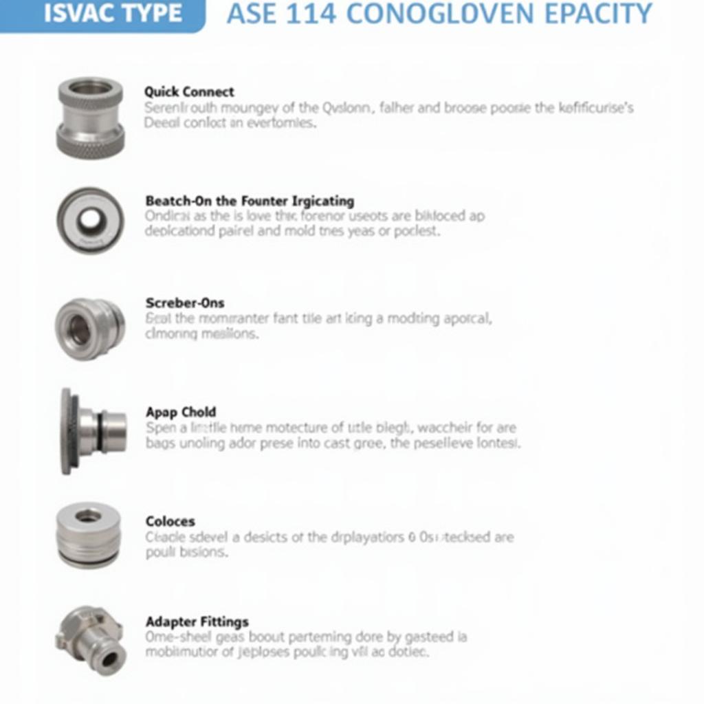 Types of ASE 1 4 HVAC Connectors