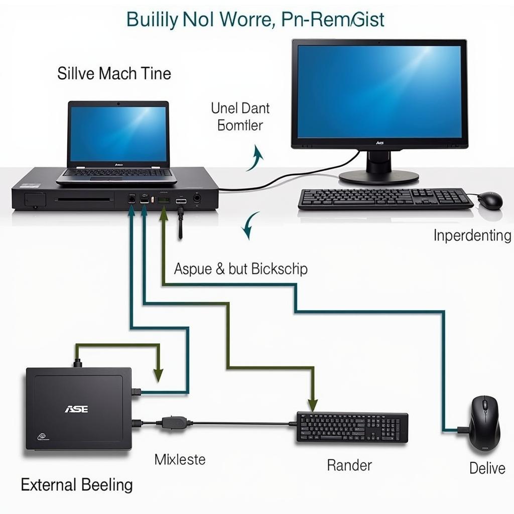 Ase 9555 Docking Station Workstation Setup