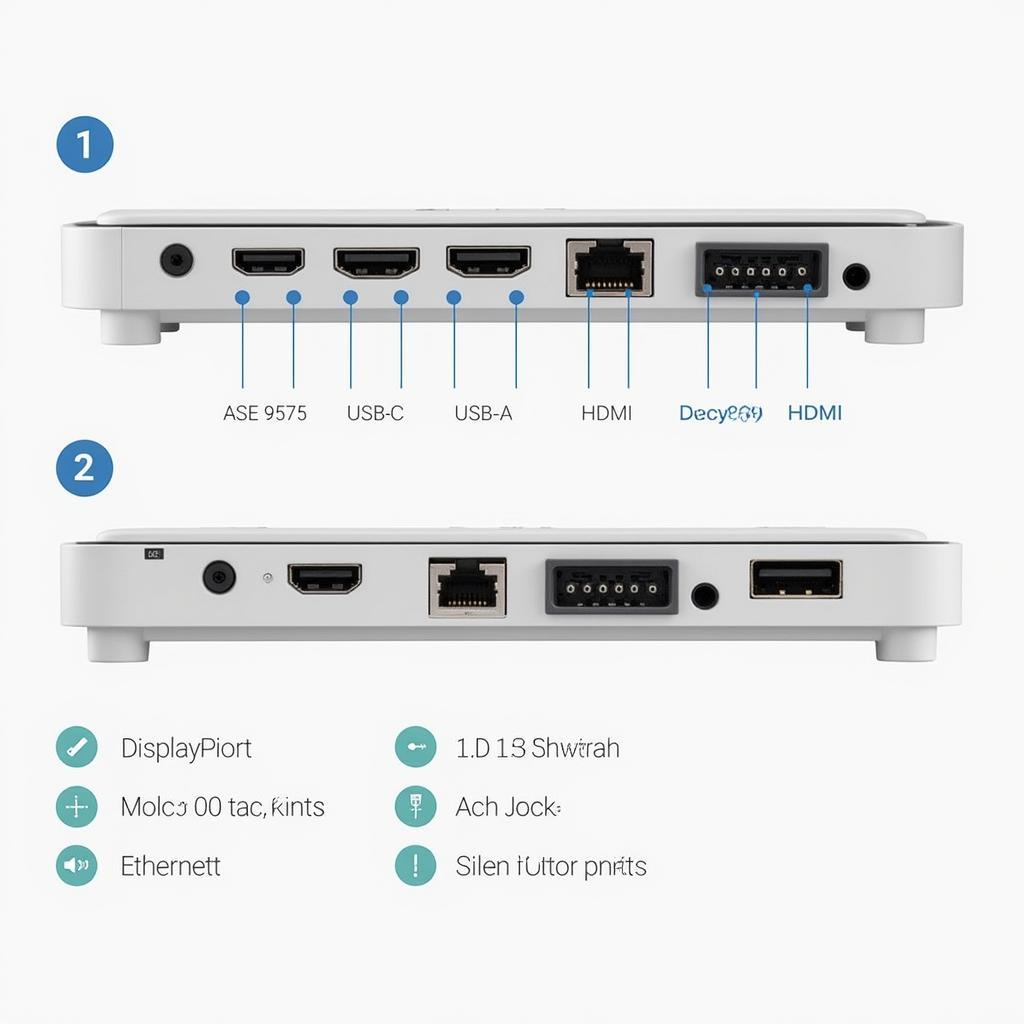 ASE 9575 Docking Station Connectivity Options