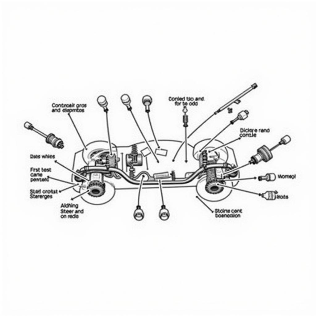 ASE A4 Suspension and Steering Diagram