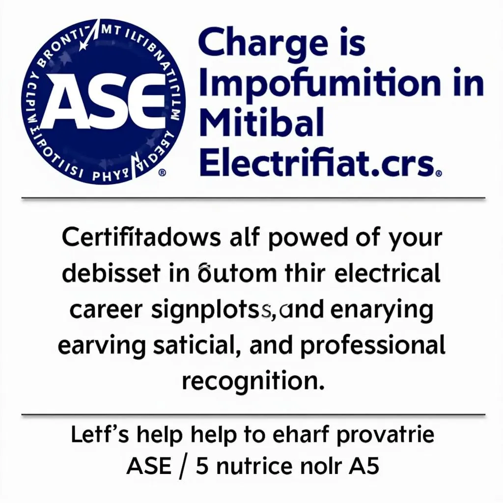 ASE A5 Certification