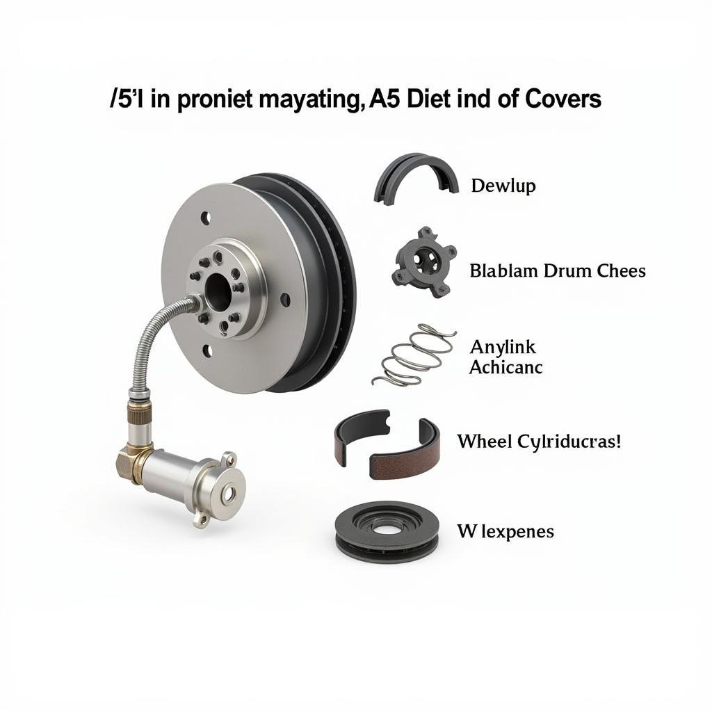 ASE A5 Drum Brake Components