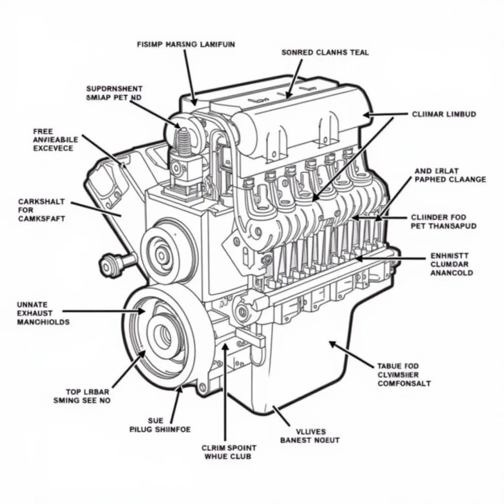 ASE A8 Engine Components